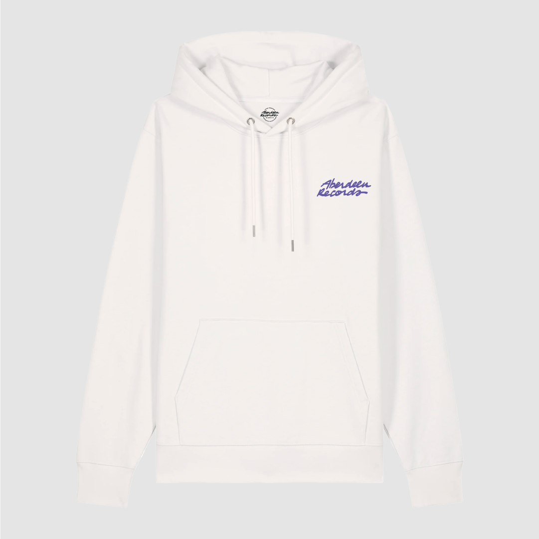 Hoodie Wave Wax Repeat Off White / Violet