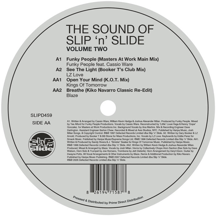 Funky People / Lz Love / Kings Of Tomorrow / Blaze - The Sound Of Slip 'N' Slide, Vol. 2