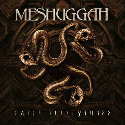 Meshuggah - Catch Thirtythree | Limited Edition 20th Anniversary Gold & White Marbled Vinyl