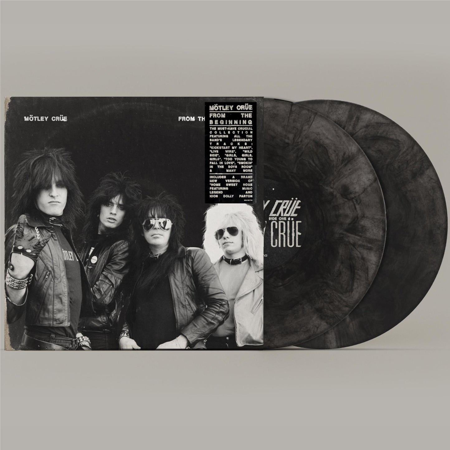 Motley Crue - From The Beginning (Limited Edition Cover Art & Marbled Black Vinyl)