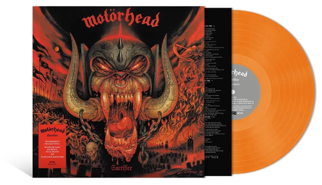 Motörhead - Sacrifice | Transparent orange vinyl