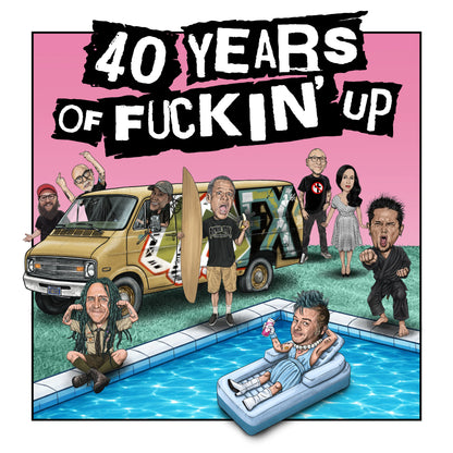NOFX - 40 Years Of Fuckin' Up (Original Soundtrack) [Pink LP]