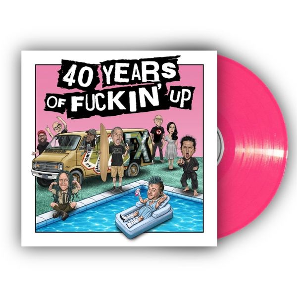 NOFX - 40 Years Of Fuckin' Up (Original Soundtrack) [Pink LP]