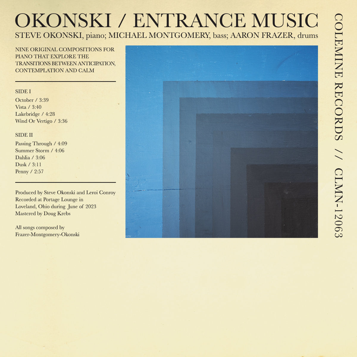 Okonski - Entrance Music | Vinyle Swirl Orange & Noir