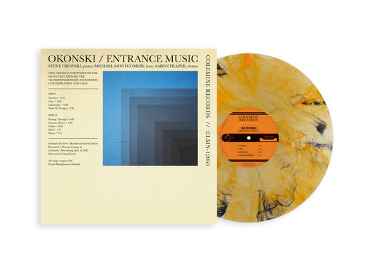 Okonski - Entrance Music | Vinyle Swirl Orange & Noir
