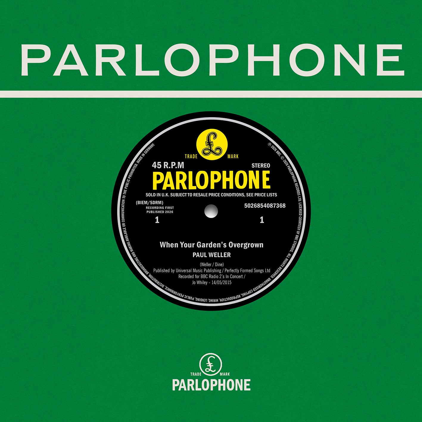 Paul Weller - When Your Garden’s Overgrown (Live At The Bbc)