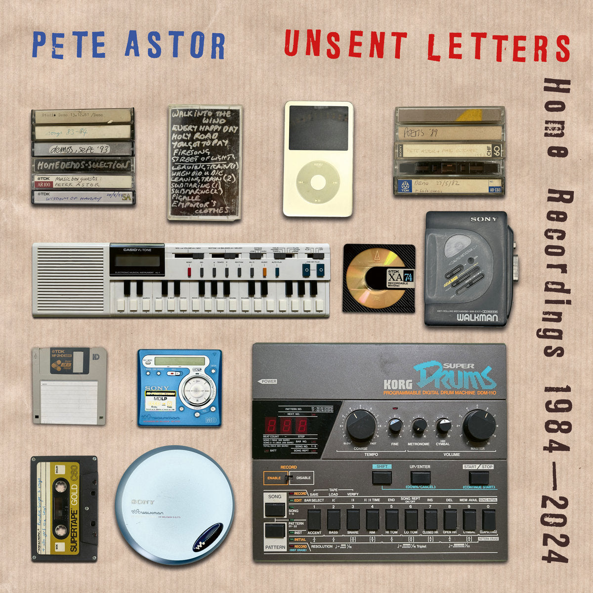 Pete Astor - Unsent Letters | Home Recordings 1984-2024