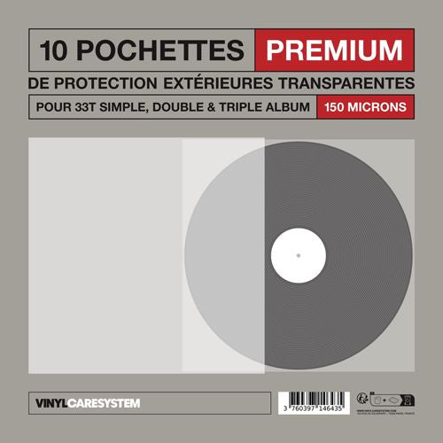 Pochettes premium 150 microns (vendue à l'unité)