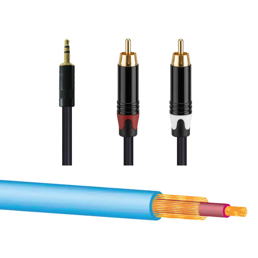 Power Studio - Mini Jack to RCA