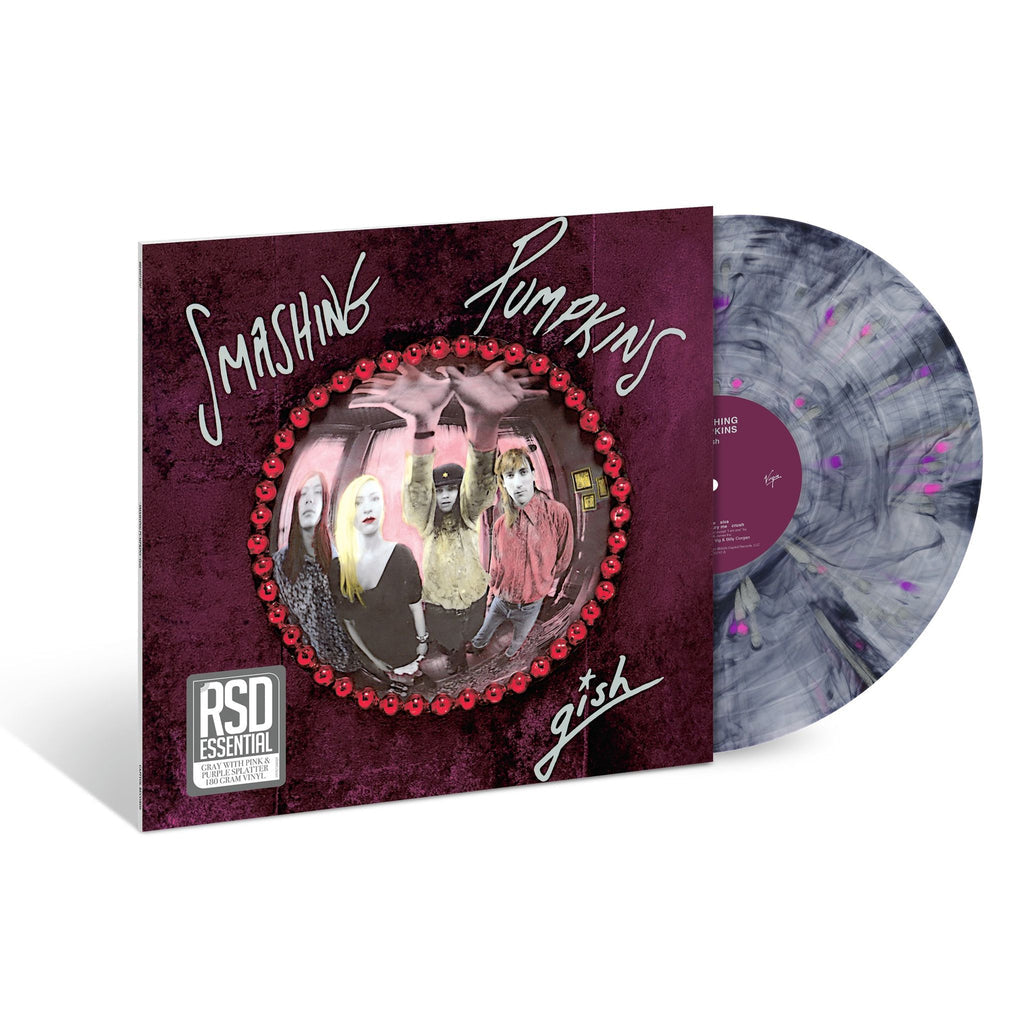 Smashing Pumpkins - Gish / Grey with Pink and Purple Splatter vinyl