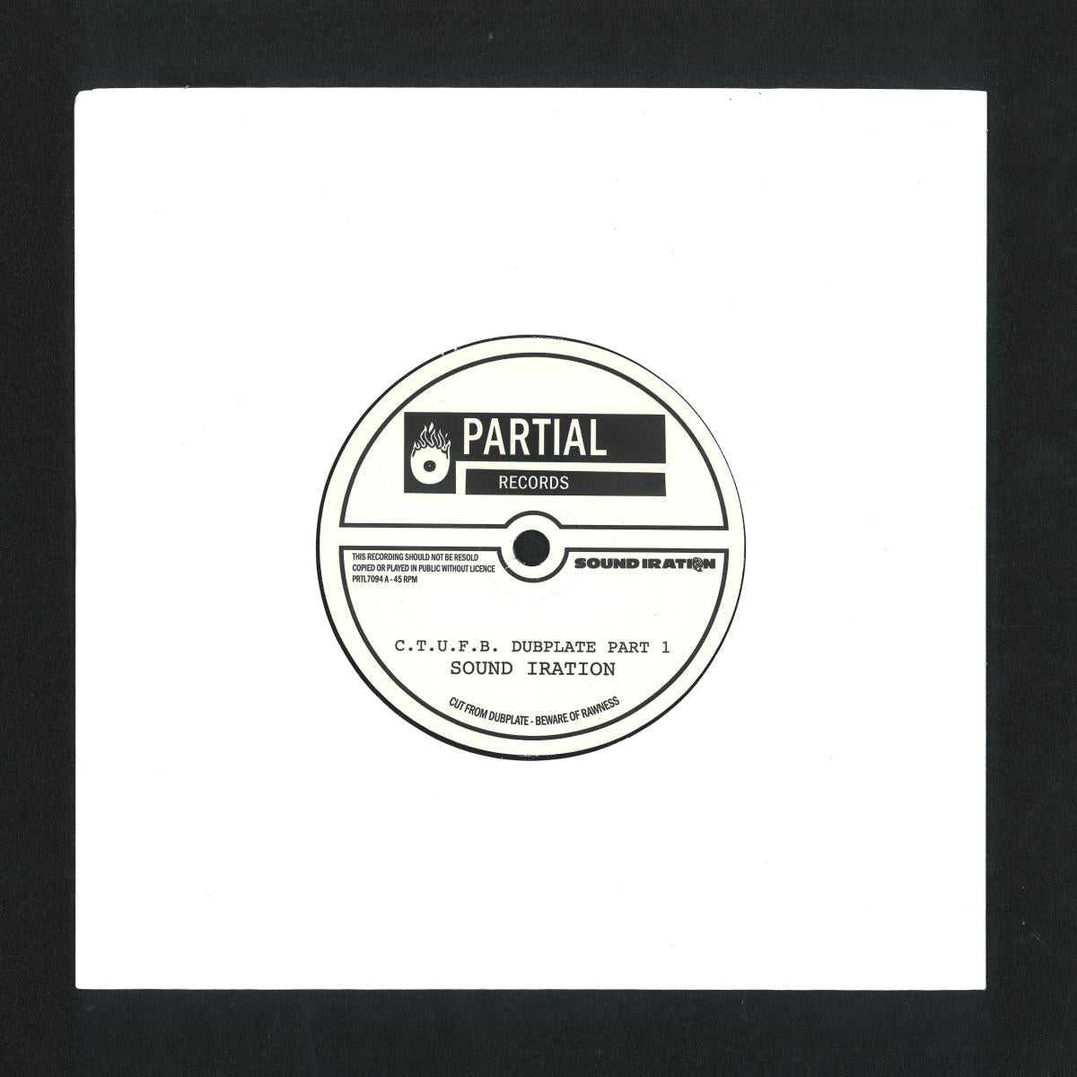 Sound Iration - Ctufb Dubplate 7"