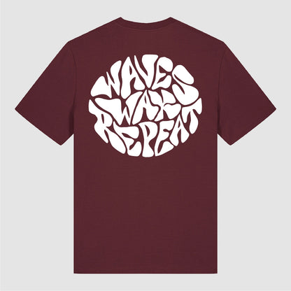 T-shirt ABERDEEN RECORDS Waves Wax Repeat