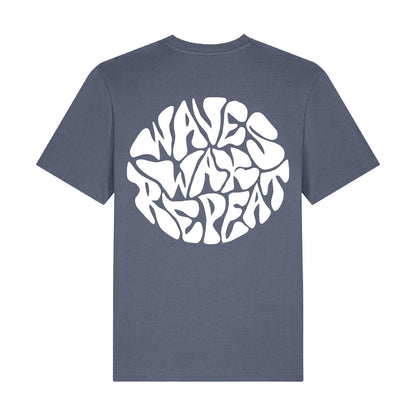 T-shirt ABERDEEN RECORDS Waves Wax Repeat