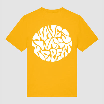T-shirt ABERDEEN RECORDS Waves Wax Repeat