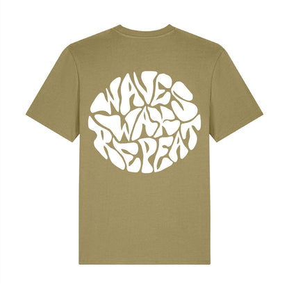T-shirt ABERDEEN RECORDS Waves Wax Repeat