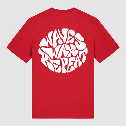 T-shirt ABERDEEN RECORDS Waves Wax Repeat