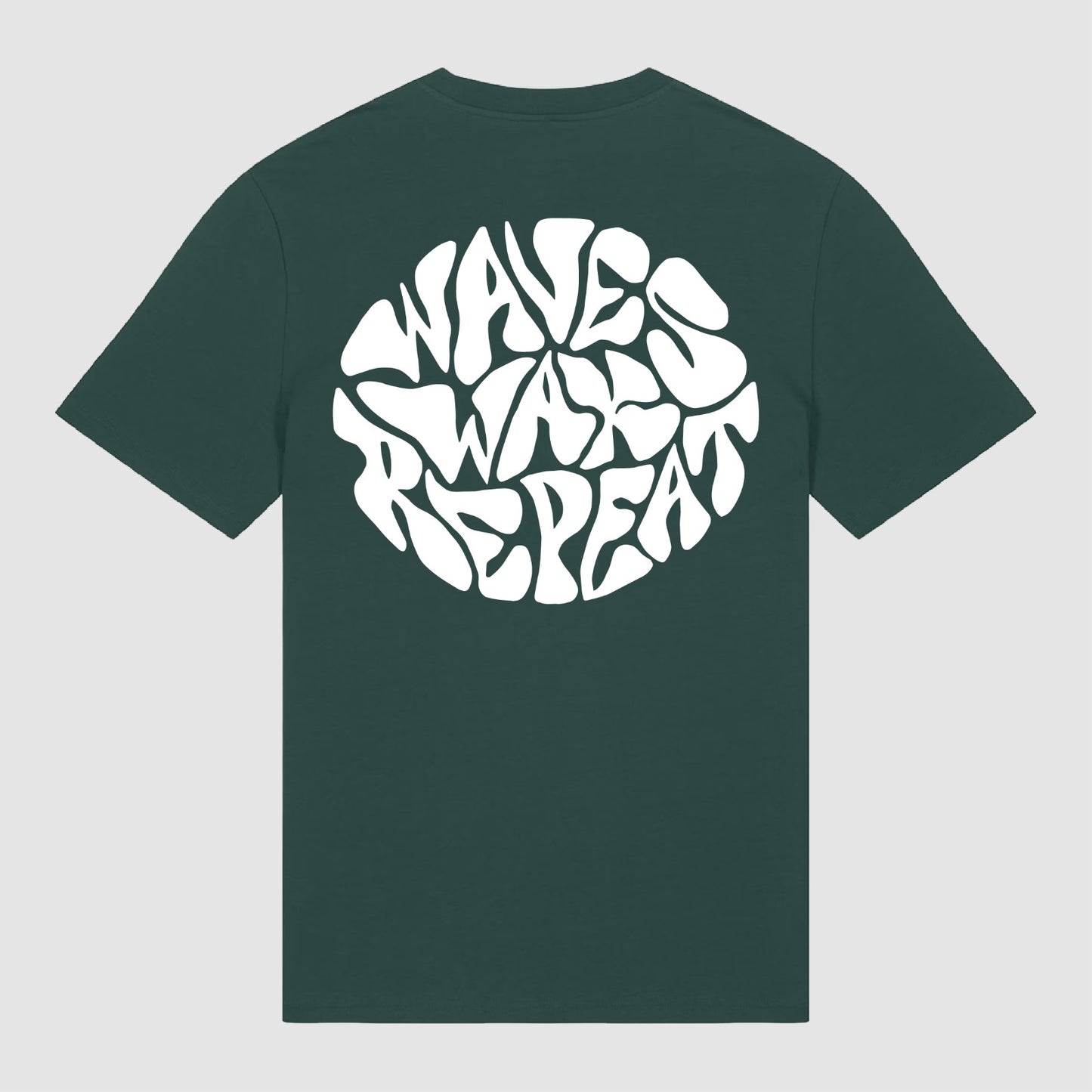 T-shirt ABERDEEN RECORDS Waves Wax Repeat
