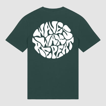 T-shirt ABERDEEN RECORDS Waves Wax Repeat