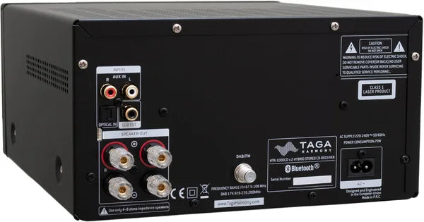 Taga Harmony -  HTR-1000CD v2 Black | Amplificateur Hybride