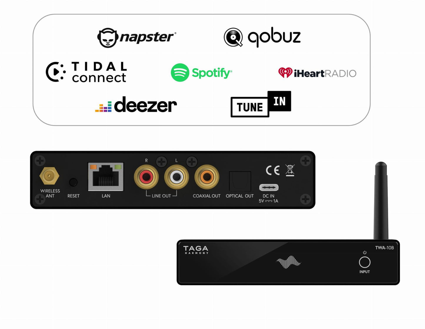 Taga Harmony TWA-10B - Streamer compact et ultra performant
