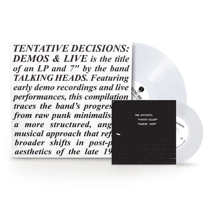 Talking Heads - Tentative Decisions: Demos & Live | RSD Black Friday 2025 White vinyl