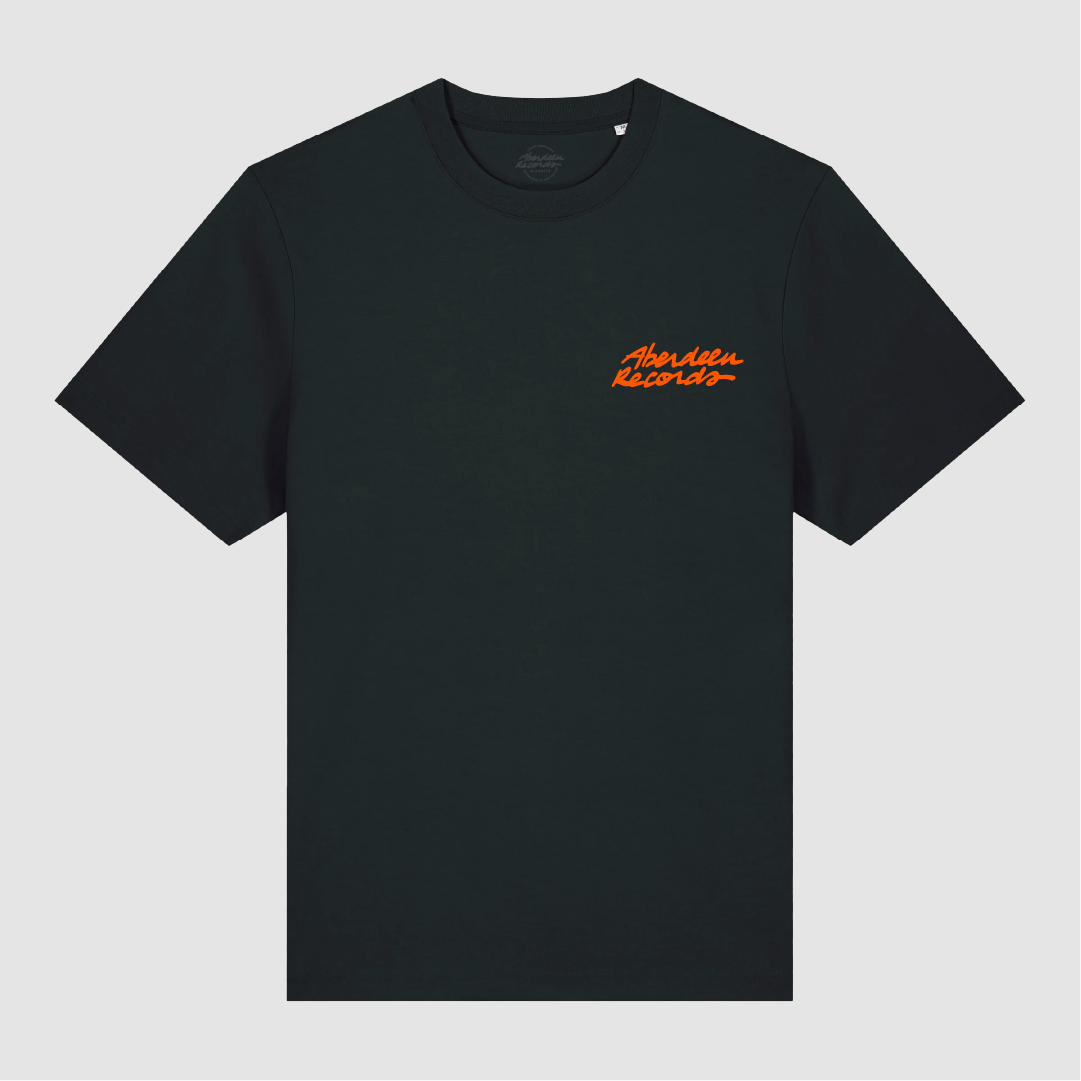 T-shirt Wave Wax Repeat Black / Orange
