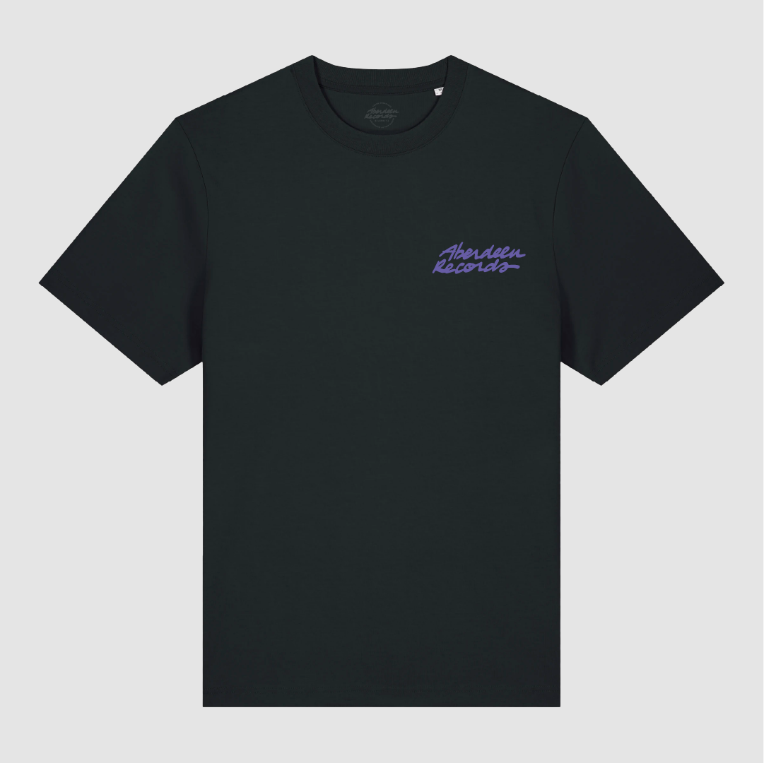 T-shirt Wave Wax Repeat Black / Violet