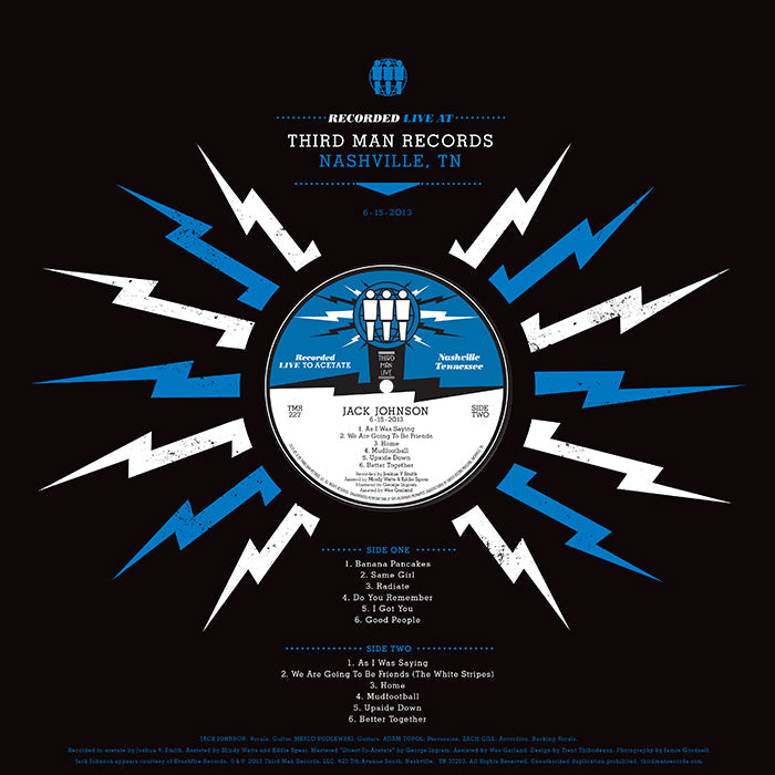 Jack Johnson - Live At Third Man Records